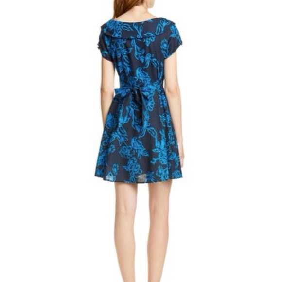 Free People A Thing Called Love Mini Dress in Blue - Picture 2 of 7